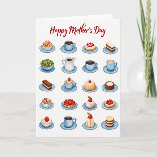 Moederdag traktaties kaart (Voorkant)