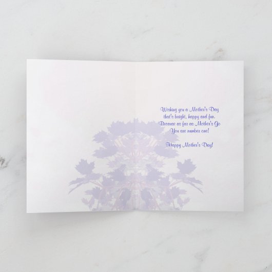 Moederdag Tree-Top foto lijst Kaart (Binnen)