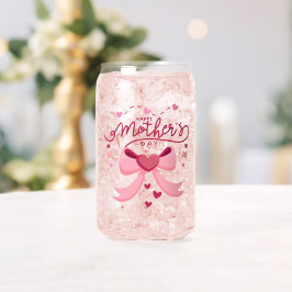 Moederdag trendy ontworpen schort blikvorm glas
