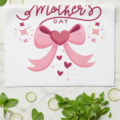 Moederdag trendy ontworpen schort theedoek (Gevouwen)