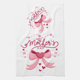 Moederdag trendy ontworpen schort theedoek