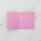 Moederdag Tropical Bloemenroze kaart (Binnen)