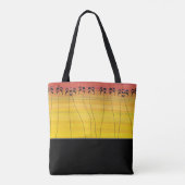 Moederdag Tropische zonsondergang Tote Bag (Achterkant)
