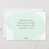 Moederdag Truckload van Bloemen Feestdagenkaart (Achterkant)