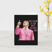 Moederdag Trump zegt grappige uitspraken Kaart (Gele Bloem)