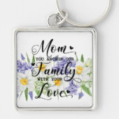 Moederdag "Tuin van Liefde"  Sleutelhanger (Voorkant)