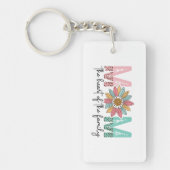 Moederdag "Tuin van Liefde" Sleutelhanger (Voorkant)