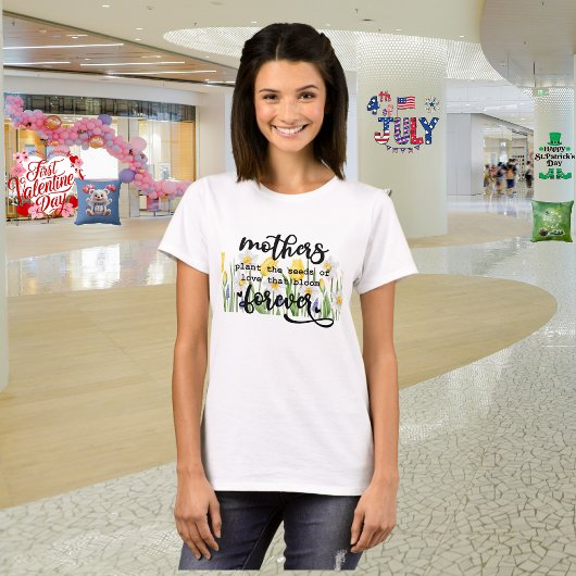 Moederdag "Tuin van Liefde" T-shirt