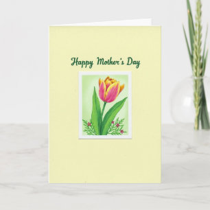 Moederdag Tulp kaart