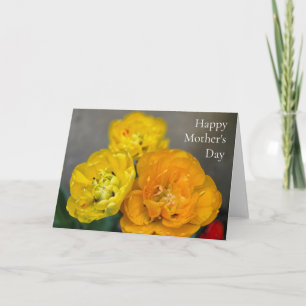 Moederdag tulpen kaart