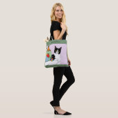 Moederdag Tuxedo Cat Tote Bag (Op model)