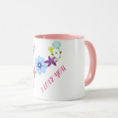 Moederdag twee tooncombo-mok. mok (Voorkant rechts)