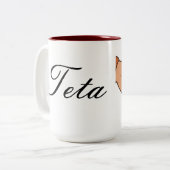 Moederdag Tweekleurige Koffiemok (Voorkant links)