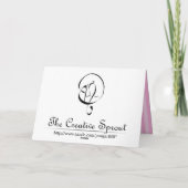 Moederdag - Twin Baby Meisjes Kaart (Achterkant)