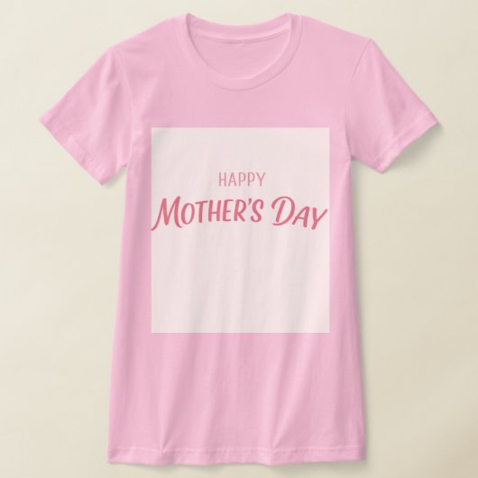 Moederdag Typografie T-shirt (Laagn)