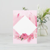 Moederdag Uitnodiging (Staand voorkant)