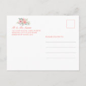 Moederdag Uitnodiging Briefkaart (Achterkant)