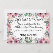 Moederdag Uitnodiging Brunch (Voorkant)