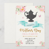 Moederdag-uitnodiging Kaart (Voorkant / Achterkant)