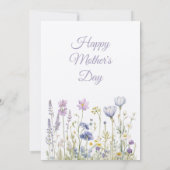 Moederdag Uitnodiging, Moederdag Brunch Lunch Kaart (Achterkant)