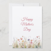 Moederdag Uitnodiging, Moederdag Brunch Lunch Kaart (Achterkant)