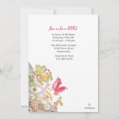 Moederdag Uitnodiging voor vlinderpatches (Achterkant)