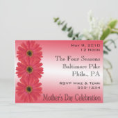 moederdag Uitnodigingen (Staand voorkant)