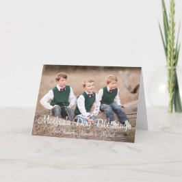 Moederdag Vakantiekaart Feestdagen Kaart