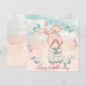 Moederdag Vakantiekaart Feestdagenkaart (Voorkant / Achterkant)