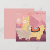 Moederdag Vakantiekaart Feestdagenkaart (Voorkant / Achterkant)