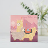 Moederdag Vakantiekaart Feestdagenkaart (Staand voorkant)