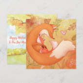 Moederdag Vakantiekaart Feestdagenkaart (Voorkant / Achterkant)