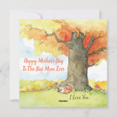 Moederdag Vakantiekaart Feestdagenkaart (Achterkant)