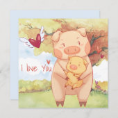 Moederdag Vakantiekaart Feestdagenkaart (Voorkant / Achterkant)