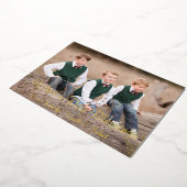 Moederdag Vakantiekaart Folie Uitnodiging (Gedraaid)