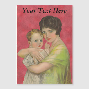  moederdag van 1930: Moeder die Baby houdt