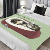 Moederdag van Cat Fleece Deken