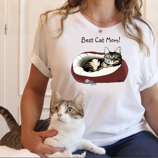 Moederdag van Cat T-shirt