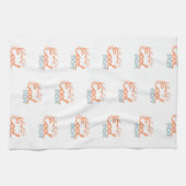 Moederdag van Cool Mam Hand Lettering Pattern Theedoek (Horizontaal)