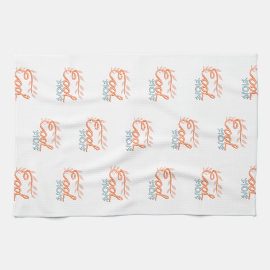 Moederdag van Cool Mam Hand Lettering Pattern Theedoek (Horizontaal)