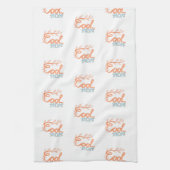 Moederdag van Cool Mam Hand Lettering Pattern Theedoek (Verticaal)