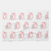 Moederdag van Cool Mam Hand Lettering Pattern Theedoek (Horizontaal)