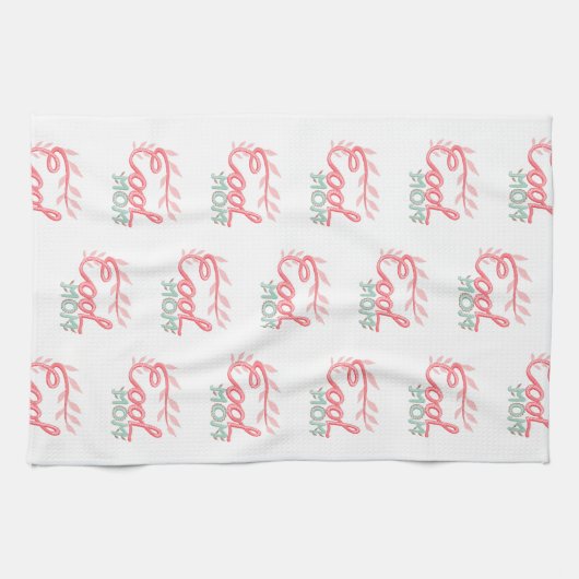 Moederdag van Cool Mam Hand Lettering Pattern Theedoek (Horizontaal)