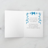 Moederdag van de hond in Light Blue en Grey Kaart (Binnen)