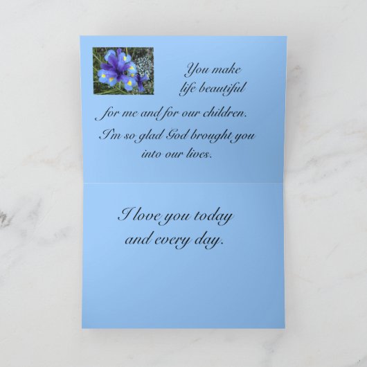 Moederdag van de man kaart (Binnen)