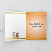 Moederdag van dochter van volwassenen naar moeder kaart (Binnen)