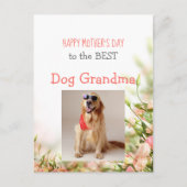 Moederdag van Dog naar Dog Grandma Aankondigingskaart (Voorkant)