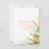 Moederdag van Dog naar Dog Grandma Bedankkaart (Achterkant)