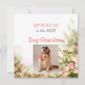 Moederdag van Dog naar Dog Grandma Kaart (Voorkant)