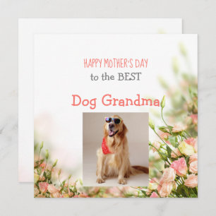 Moederdag van Dog naar Dog Grandma Kaart